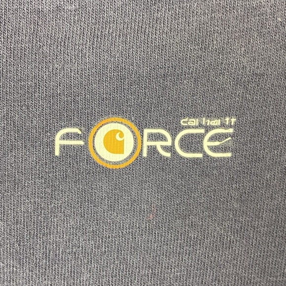 Carhartt Men's Flame-Resistant Long Sleeve Twill Pocket Shirt Dark Navy Sz XL - Picture 8 of 12